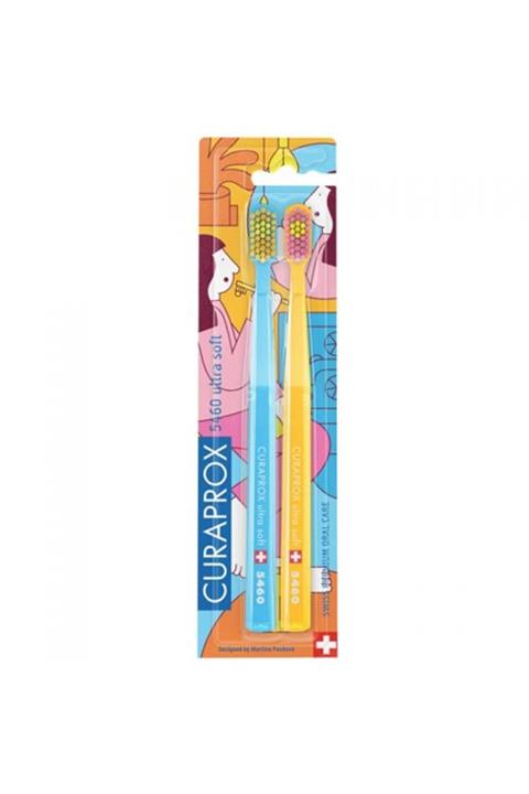 Curaprox 5460 Bathroom Edition Ultra Soft 2 Li Diş Fırçası