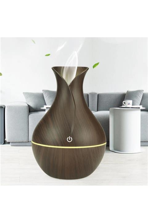 TARDENDO Hava Nemlendirici Ve Buhurdanlık Vazo 2 Koyu Kahverengi