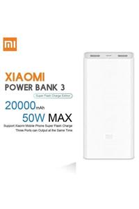 Powerbank Red Mi 20000 Mah Taşınabilir Hızlı Şarj Cihazı - Usb -fast Şarj 2 Çıkışlı - Beyaz