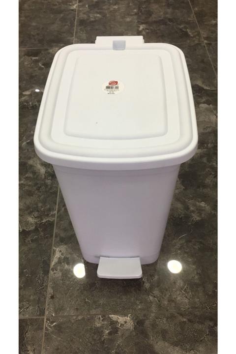 elifplastik Slim Pedallı Çöp Kovası 25 Lt Elif Plastik (beyaz)
