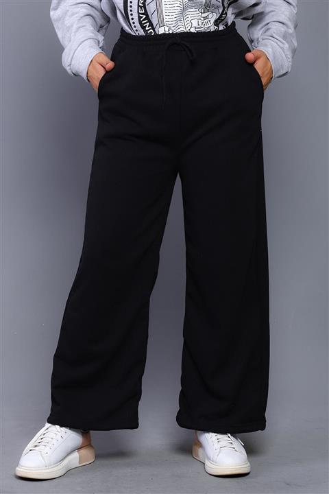 nurneva Üç Iplik Eşofman Altı Siyah