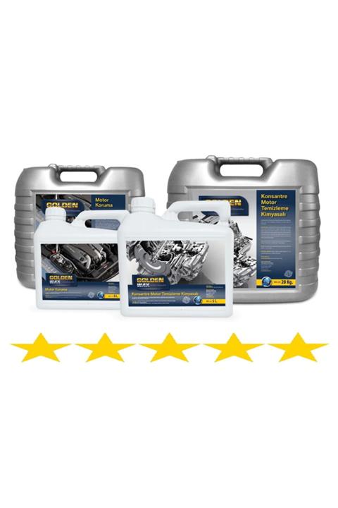 GOLDENWAX En Güçlü 22 Kg Motor Temizleme Motor Yıkama Motor Bakım Kimyasalı Motor Yenileme Güvenli Kimyasalı
