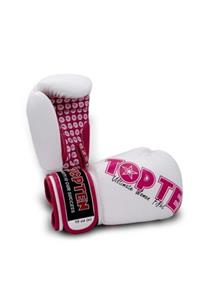 TOPTEN & KAPPA & MORE Top Ten Ultimate Women White Pink Boks Eldiveni 10 Oz