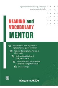 Palet Yayınları Reading And Vocabulary Mentor - Bünyamin Aksoy 9786257675338