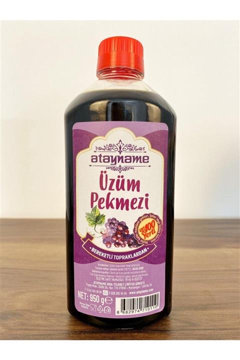 ATAYNAME Üzüm Pekmezi 950 Gr.