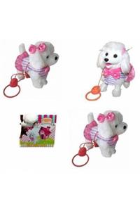 Furkan Toys Furkan Süslü Köpeğim Tasmalı Yürüyen Havlayan Köpek