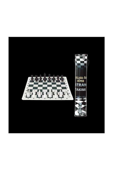 Sedef Okey Karton Rulo Satranç Takımı