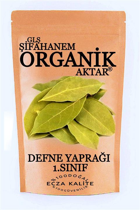 GLŞ ŞİFAHANEM ORGANİK AKTAR Defne Yaprağı Kurusu Bitkisi Çayı Yeni Mahsül 100gr