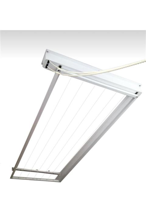 ASKUR Çamasır Askılığı Asansörlü Yeni Nesil Çamaşır Askılığı (70x250 Cm)