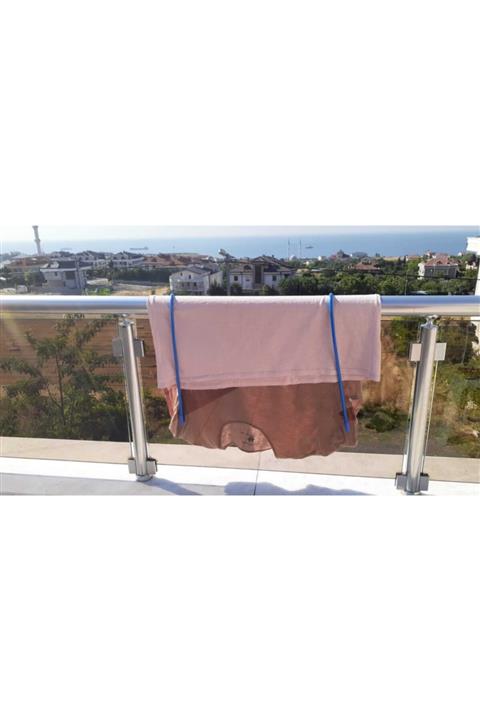 istarad Çelik Balkon Askısı, Mavi (2 ADET)
