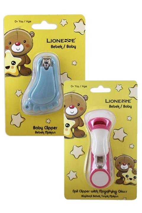 Lionesse Mavi Bebek Tırnak Makası Seti