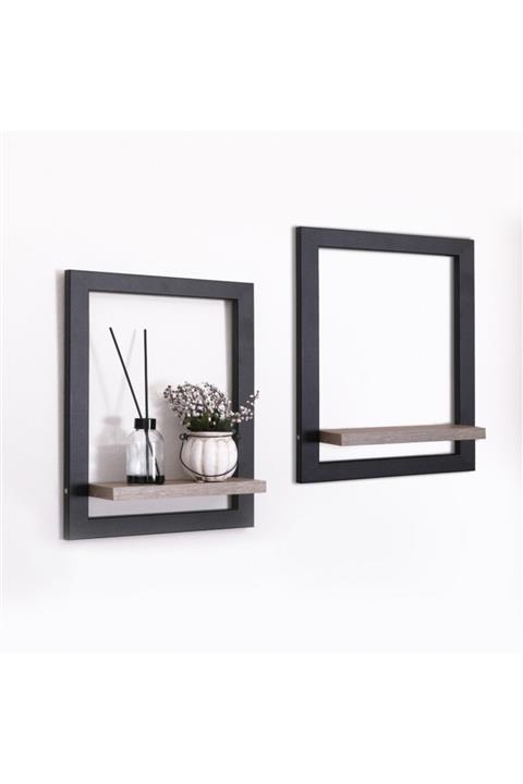 HOMİNG Dekoratif Raflı Çerçeve Seti