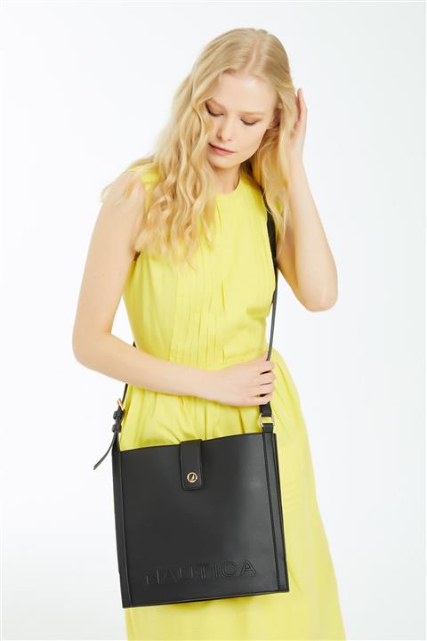 Nautica Kadın Sıyah Postacı Çantası Cn2012t