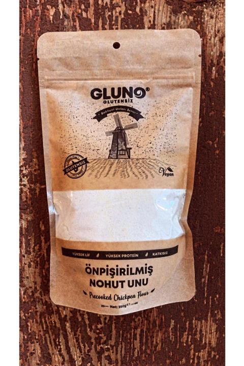 Gluno Glutensiz Ön Pişirilmiş Nohut Unu 250gr