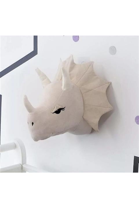 Soft and Baby Boynuzlu Dinozor Duvar Dekoru