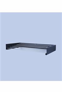 NEBU 100cm Large Antrasit Iç Ve Dış Mekan Duvara Monte Dekoratif Çamaşır Askısı
