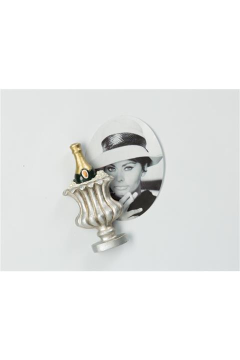 Madame Coco Şişe Buzdolabı Magneti