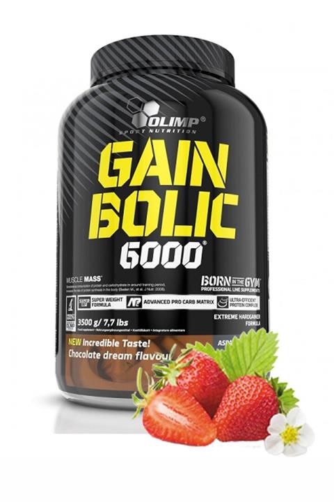 Olimp Gain Bolic 6000 3500 gr Çilek Aromalı Mass Gainer