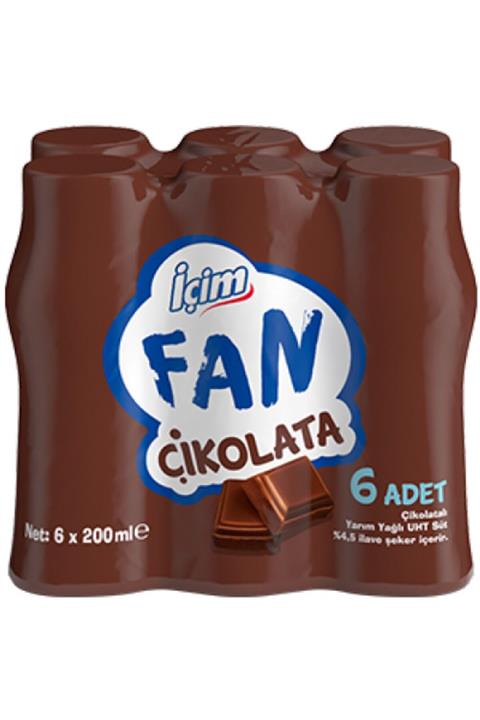 İçim Fan Çikolata 6x200 ml