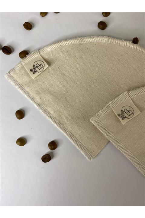 Fibi Natural Kumaş Kahve Filtresi 5'li V60-02