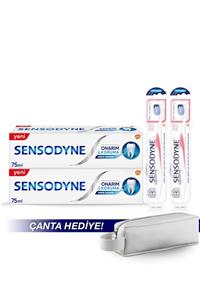 Sensodyne Onarım Ve Koruma X2 + Diş Eti Bakım Fırça X2