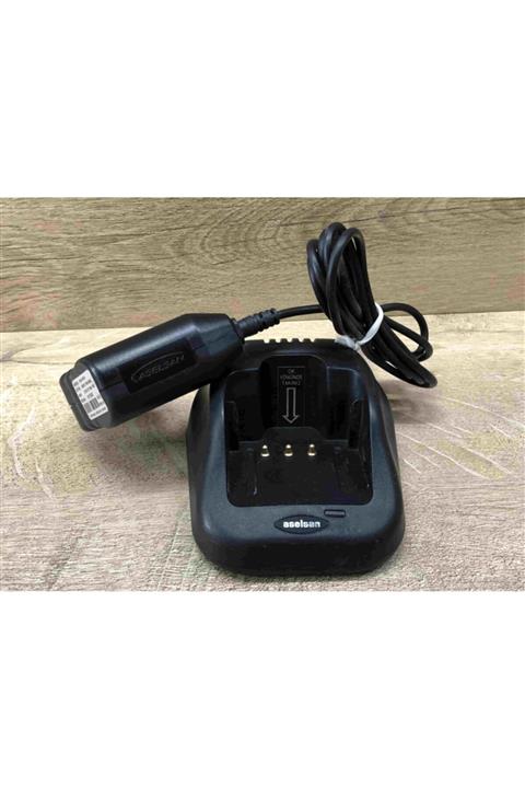 ASELSAN Orijinal 4713 El Telsizleri Için Masaüstü Şarj Tablası + Adaptörü