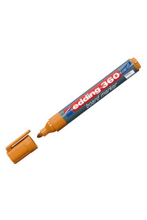 Edding Beyaz Tahta Kalemi  Doldurulabi li r Turuncu (E-360)