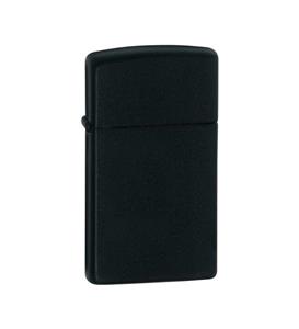 Zippo Çakmak Slim Black Matte 1618