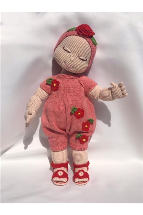 Surpie Shoes El Örgüsü Uyuyan Kız Bebek Amigurumi