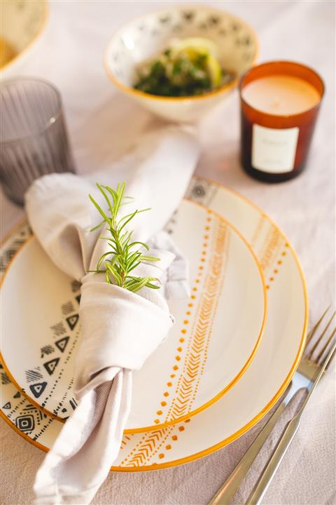 Rakle Ethnical 6'lı Pasta Tabağı Seti 21 Cm