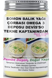 SPANA Somon Balık Yağı Çorbası Omega 3 Deposu Devis'so Tekne Kaptanından Ev Yapımı Katkısız 330gr