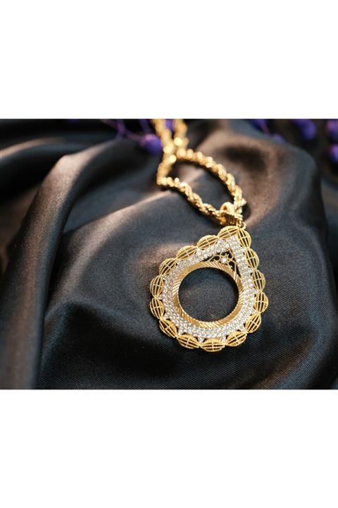 ADGOLD Çeyrek Çerçeveli Kolye