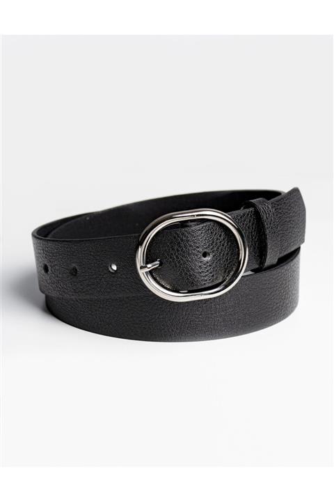 Povi Moda Nikel Oval Tokalı Kadın Kemer