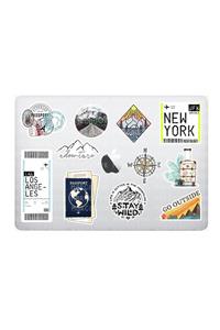 Marcador Travel Seyahat Temalı Laptop Notebook Tablet Sticker Seti 12 Adet