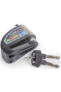 AnkaShop Motosiklet Alarmlı Disk Kilidi 110db 6mm Pin Lock Su Geçirmez Uyarı Ikazlı Alarmlı Motor Kilit