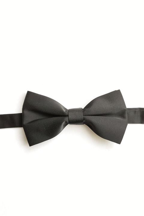 Marca Uno Erkek Siyah Düz Renk Papyon