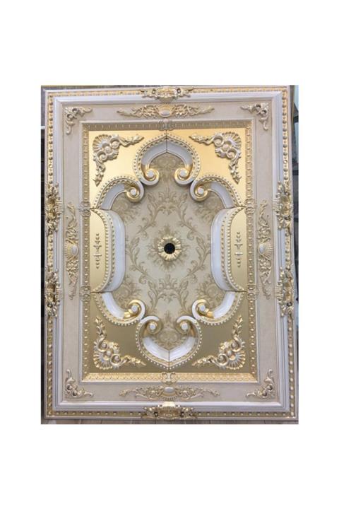 Decomanya Bronz Dikdörtgen Saray Tavan Göbeği 90*120 Cm