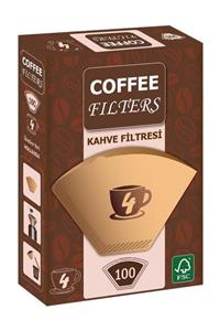 Coffee Filters Coffee Filtres Kahve Kağıdı 100 Yaprak No:4