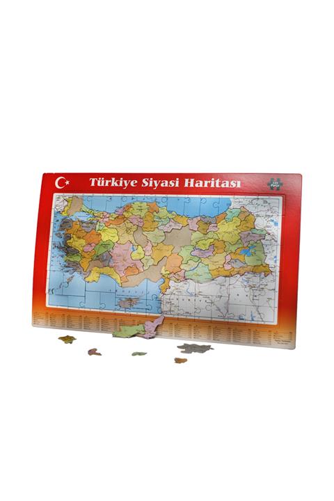 ELUX Türkiye Haritası Puzzle 123 Parça Her Il Ayrı Parça (KUTUSUZ)