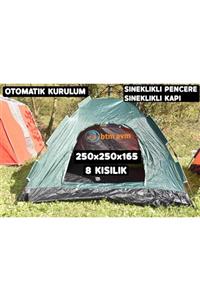 BKM 8 Kişilik Otomatik Kurulum Çadır 250x250x165