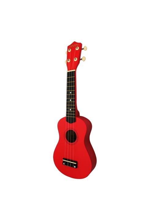 JWIN Kırmızı Soprano Ukulele Gitar Uk-2101