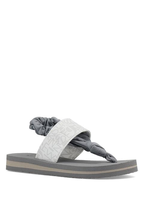 Nine West Molı 1fx Gri Kadın Düz Sandalet