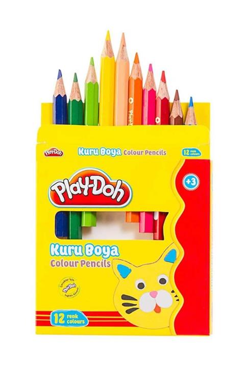 Play Doh Kuru Boya Yarım Boy 12 Renk
