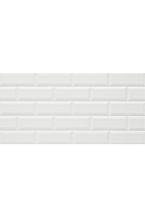 ÇANAKKALE SERAMİK 1,8 M2 10 Adet 30*60 Rp-8195 Millenium Parlak Beyaz Mutfak Arası Fayans