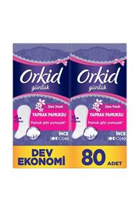 Orkid Yaprak Pamuksu Deo Fresh 80 Adet Günlük Ped