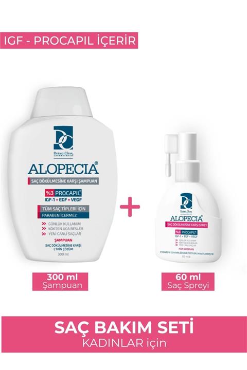 Alopecia Kadın Procapil Içerikli Serum Ve Şampuan Seti
