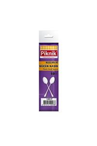 Piknik Kullan-at Plastik Kaşık 10'lu Küçük beyaz 1485-p