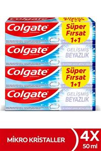 Colgate Gelişmiş Beyazlık Diş Macunu 50 Ml X 4 Adet