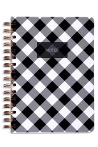 Matt Notebook A5 15x21 Cm Spiralli Çizgili Tarihsiz Not Defteri Ekose