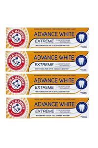 Arm&Hammer Advance White 3 Tona Kadar Beyazlatıcı Diş Macunu 75ml X 4 Adet